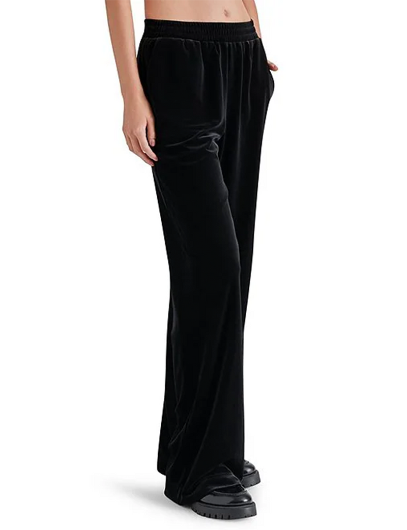 Gilda Velvet Pant, Black