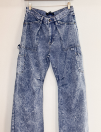 Lioness Miami Vice Cargo Pant, Acid Wash
