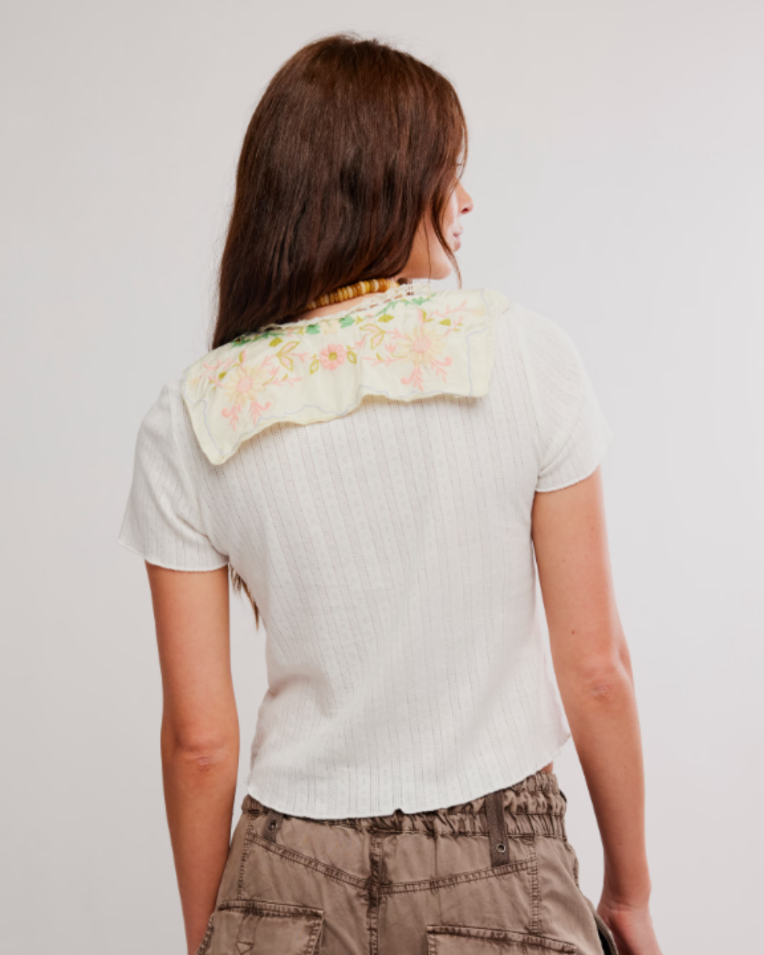 Sol Knit Tee, Clean Ivory