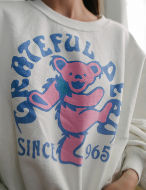 Grateful Dead 1965 Sweatshirt, White
