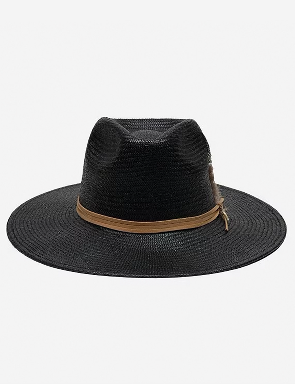 Valencia Straw Hat, Black