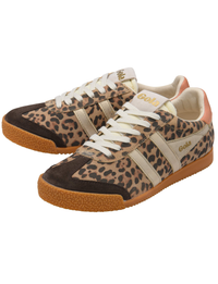 Elan Safari Sneaker, Leopard/Mocha/Gold/Terracotta