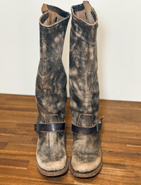Freebird Tall Leather Boots, Distressed Brown
