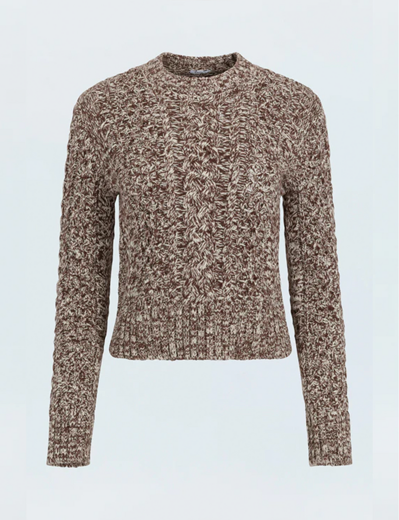 Quinn Sweater, Chocolate Marl