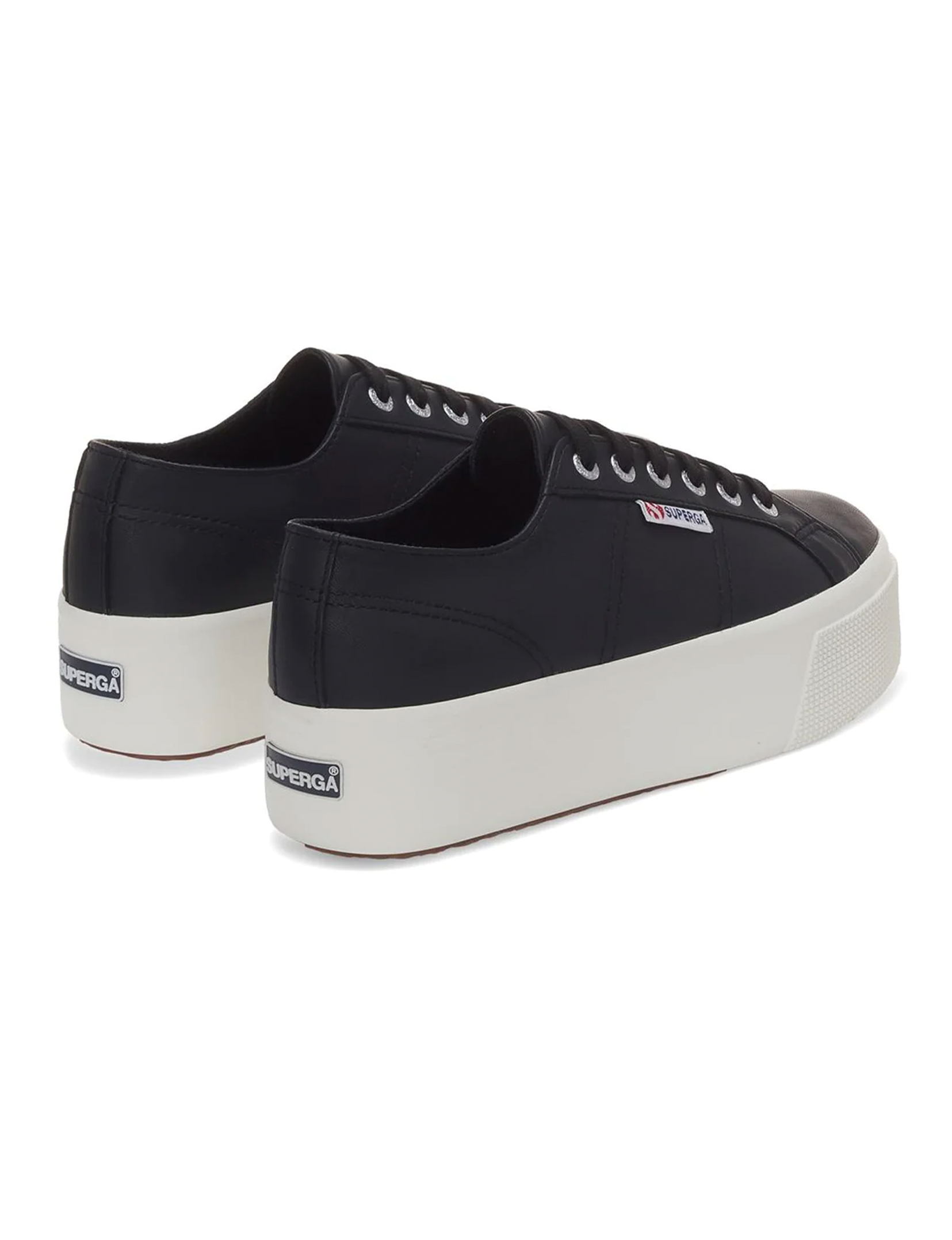 Nappa Leather Platform Sneaker 2790 Black