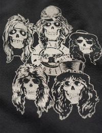Guns N' Roses 'Here Today Gone To Hell' Oversized Hoodie, Coal
