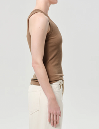 Poppy Scoop Neck Tank, Hamoa