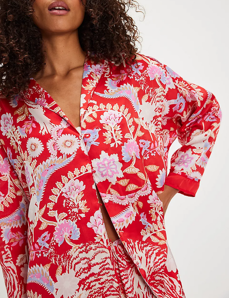 Dreamy Days Pajama Set, Flame Red