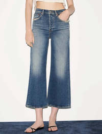 High Rise Wide Leg Crop, Sonoma Indigo