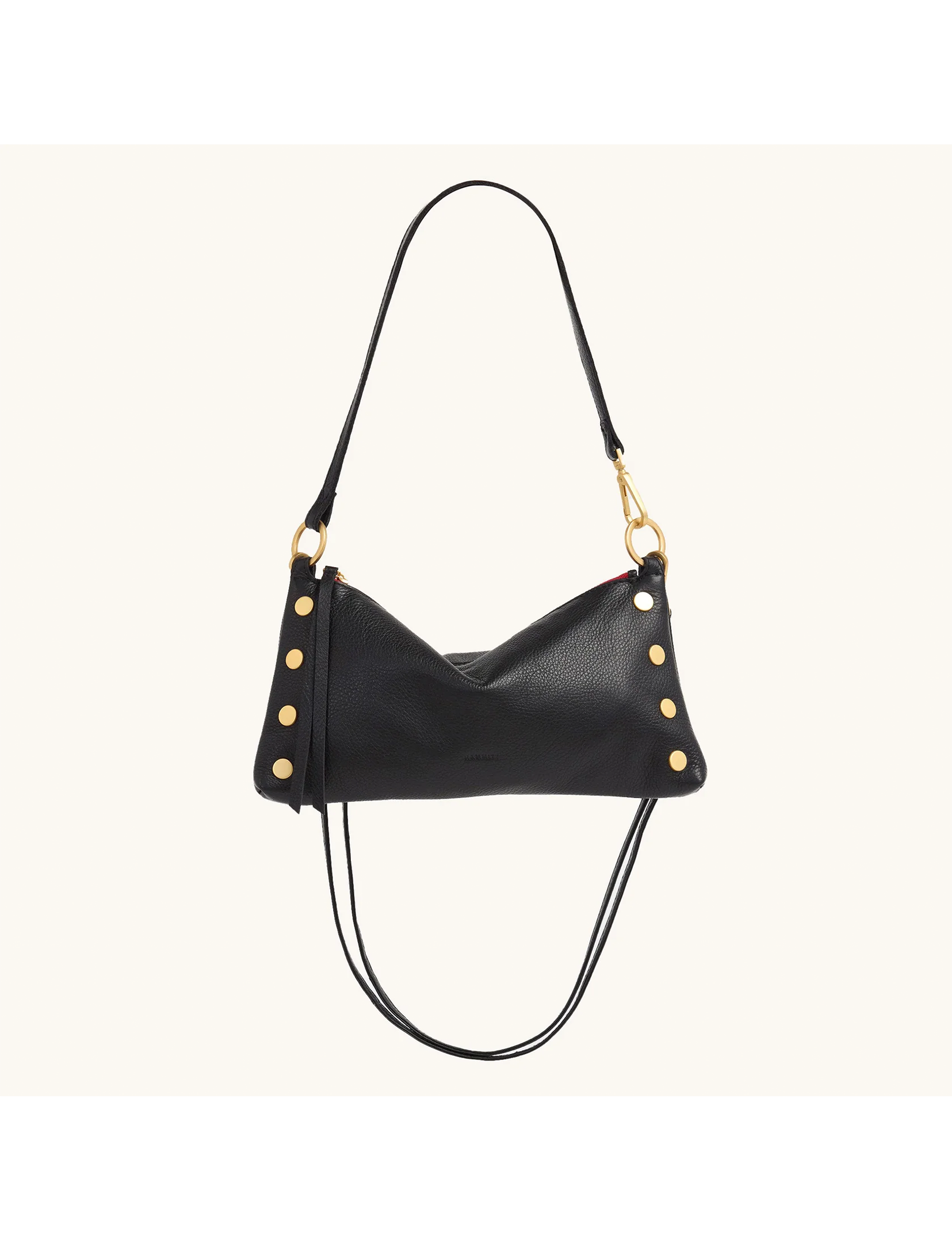 Kyle Small Handbag, Black/Brushed Gold