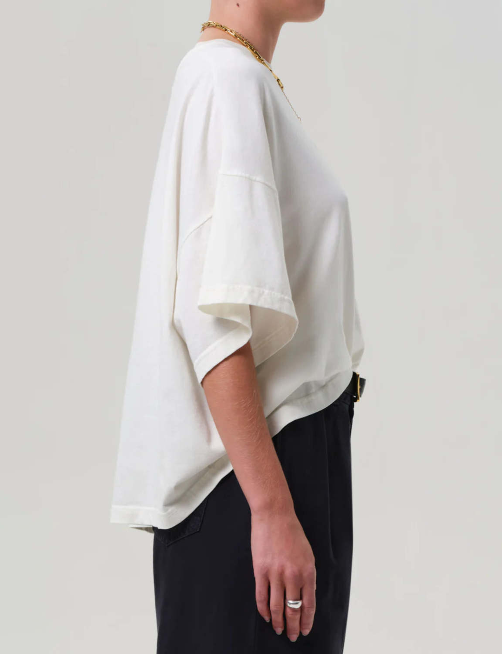 Cape Tee, White