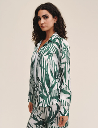 Classic Button Down, Palm Paradise