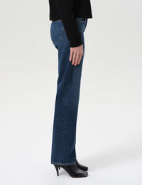Low Rise Slim Straight Leg, Slick