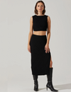 Keely Crop Top, Black