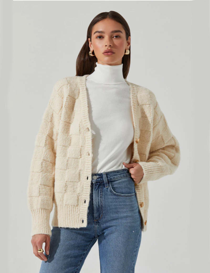 Quinby Cardigan, Cream