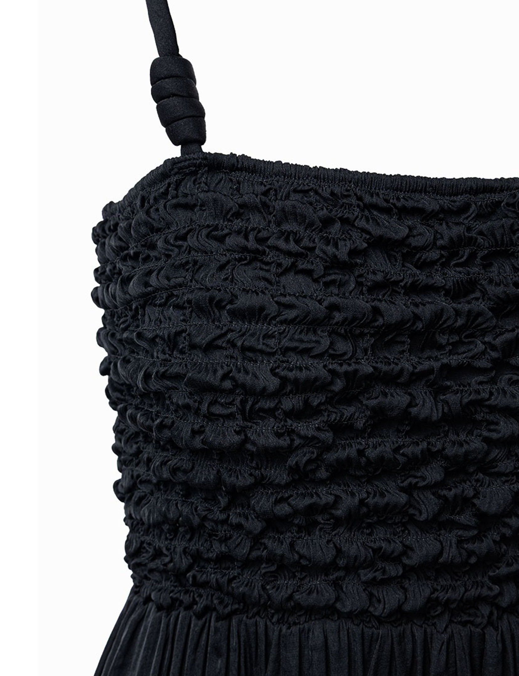 The Cord Maxi Dress, Black