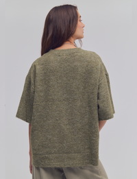 Margot Sweater Tee, Kalamata Melange