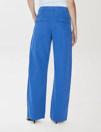 Wren Relaxed Straight Utility Pant, Ciel