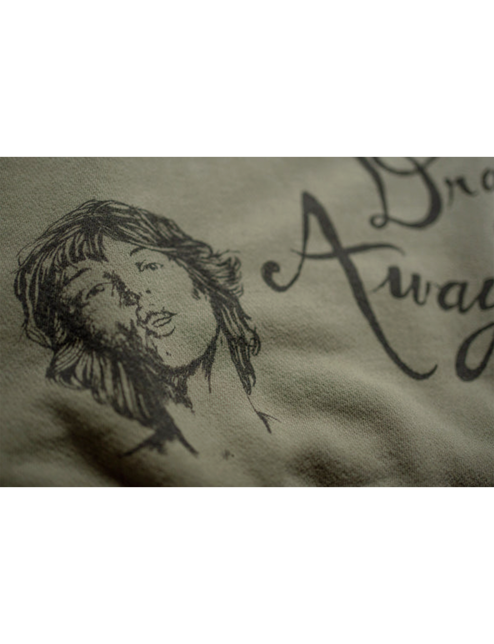 Rolling Stones Sketch Crew Fleece, Fatigue
