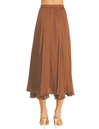 Sophia Midi Skirt, Chocolate
