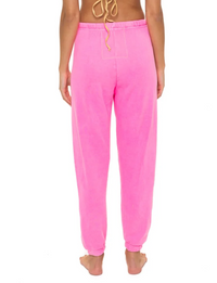 Logo Sweatpants, Neon Pink