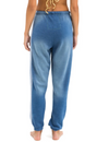 5 Stripe Women's Sweatpants, Faded Water