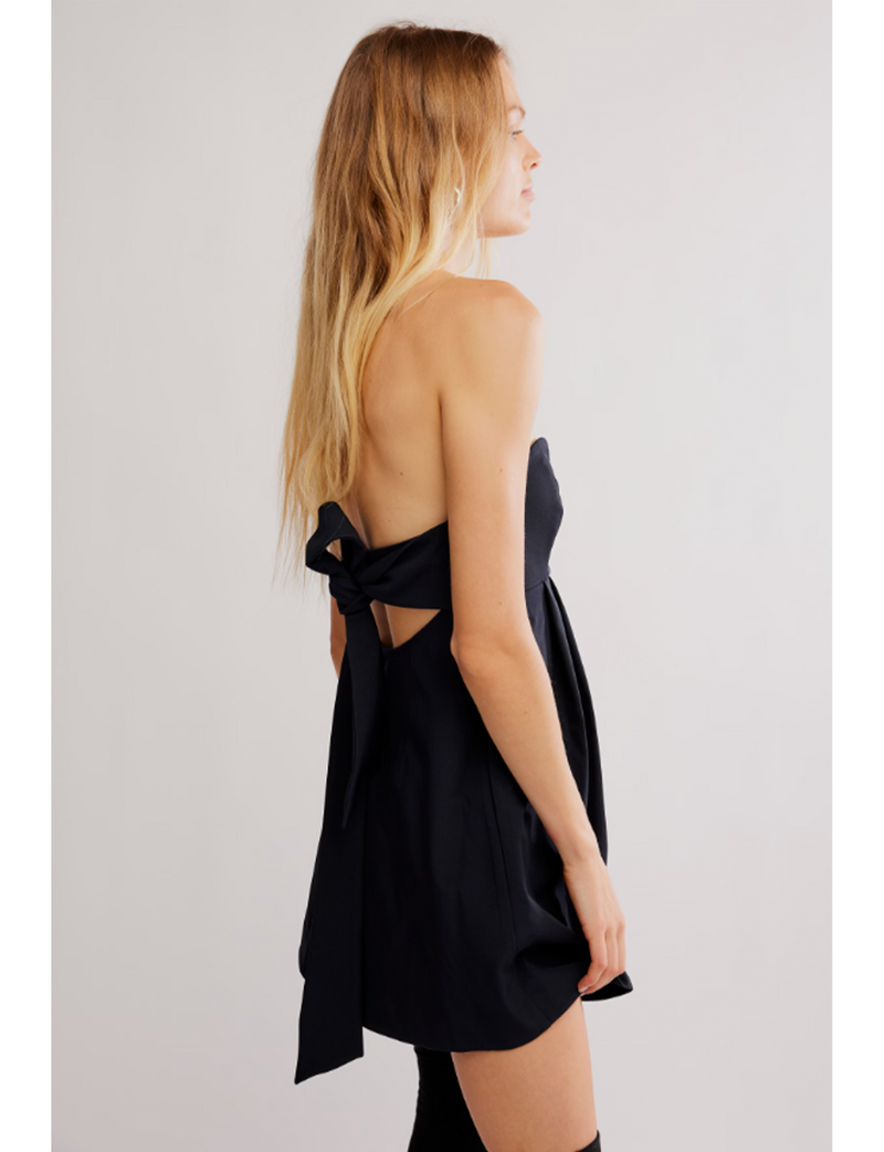 Floreo Mini Dress, Black