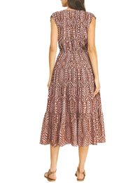 Bohemian Dress, Brown/Pink