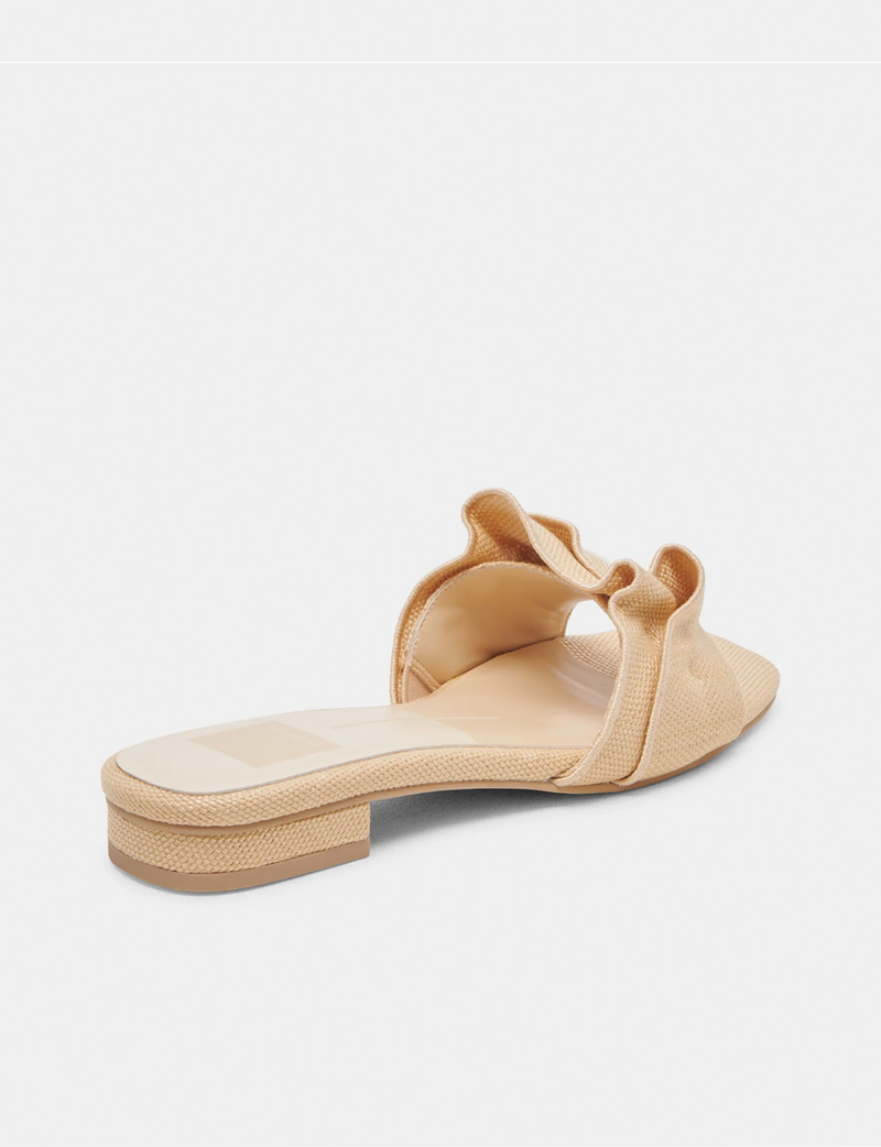 Alumni Raffia Sandals, Natural