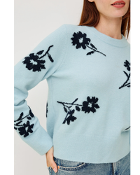 Anise Sweater, Winter/Blue Floral