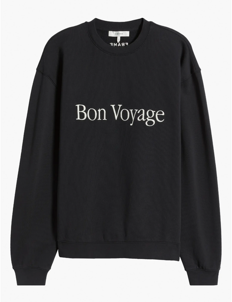 Bon Voyage Sweatshirt, Black