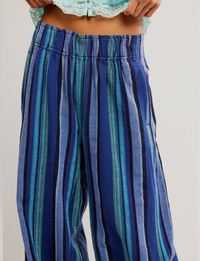 Days End Solar Linen Stripe Pant,