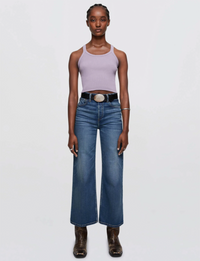 High Rise Cropped Wide Leg, Crafted Indigo