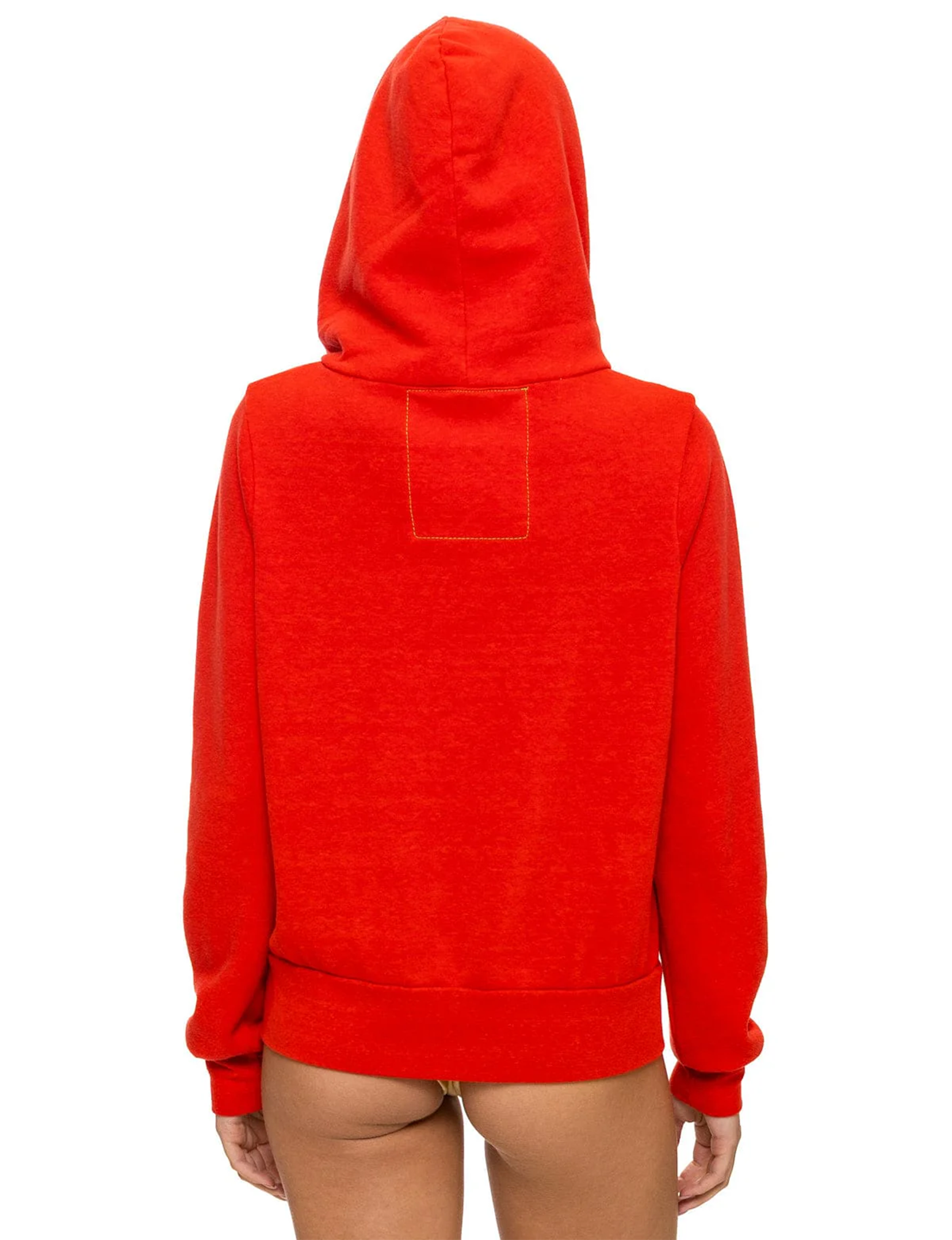 5 Stripe Zip Hoodie, Red/Multi
