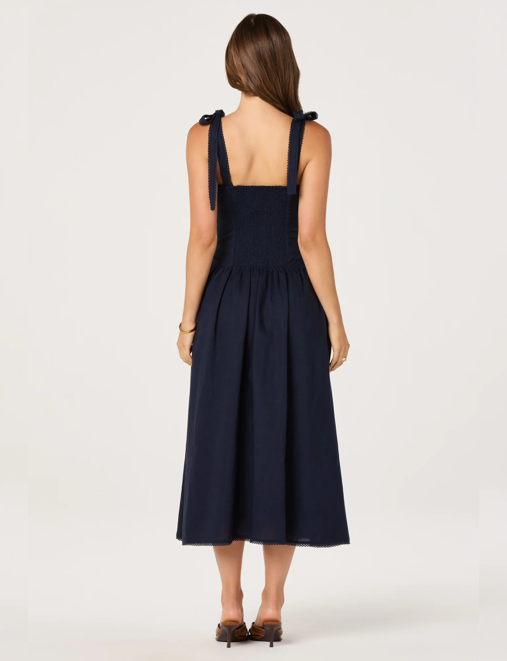 Marie Dress, Navy