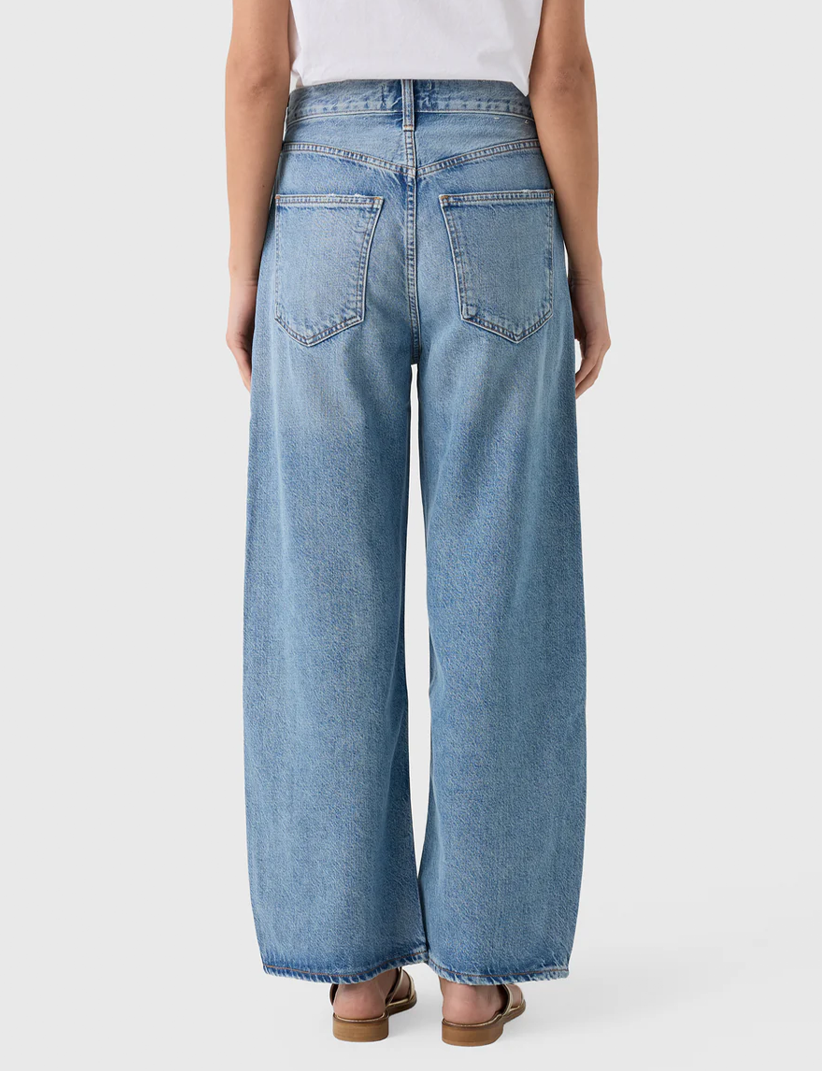 Low Curve Crop Jean, Reset