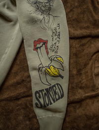 Rolling Stones Sketch Crew Fleece, Fatigue
