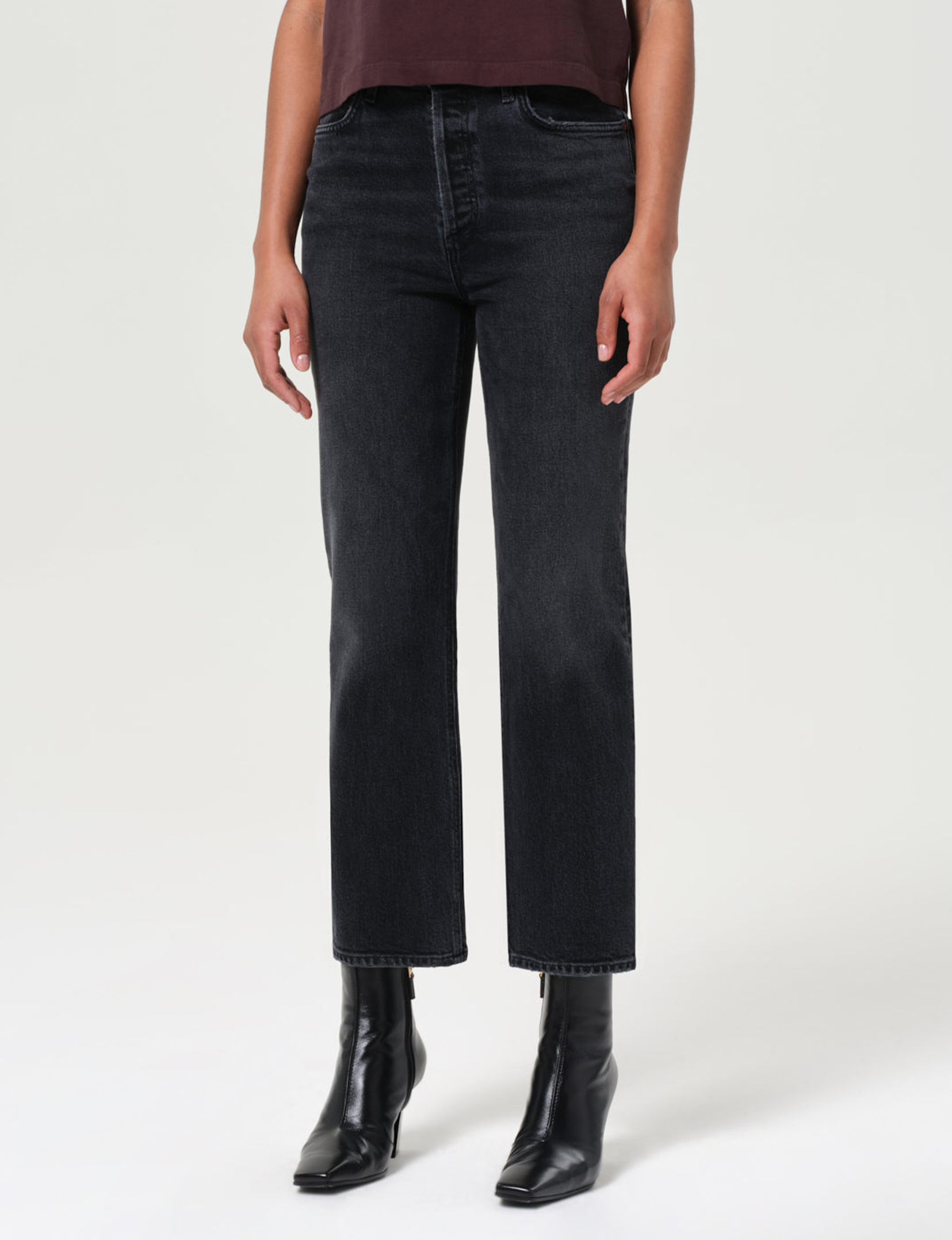 90's Pinch Waist Crop,