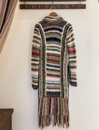 Free People Boho Fringe Cardigan, Technicolor
