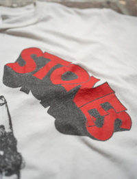 Rolling Stones Some Girls Tour '78 Crew Tee, Vintage White