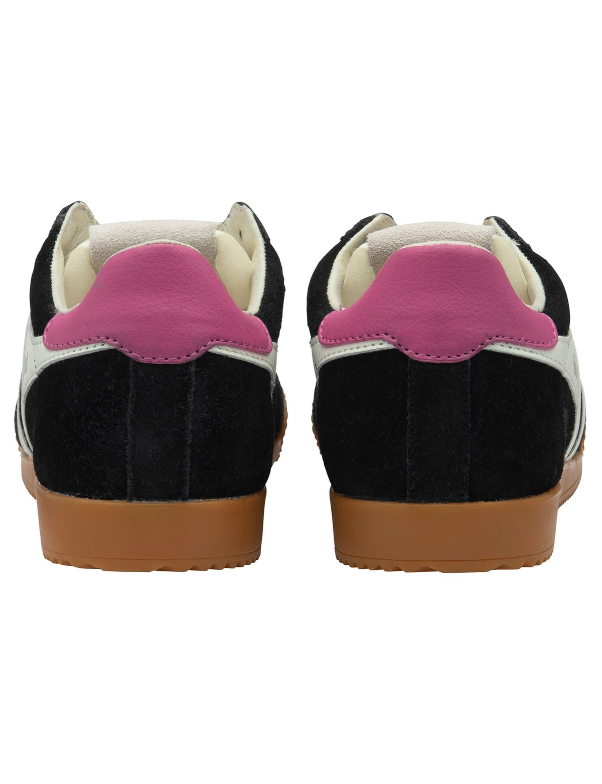Elan Sneaker, Black/White/Fuchsia