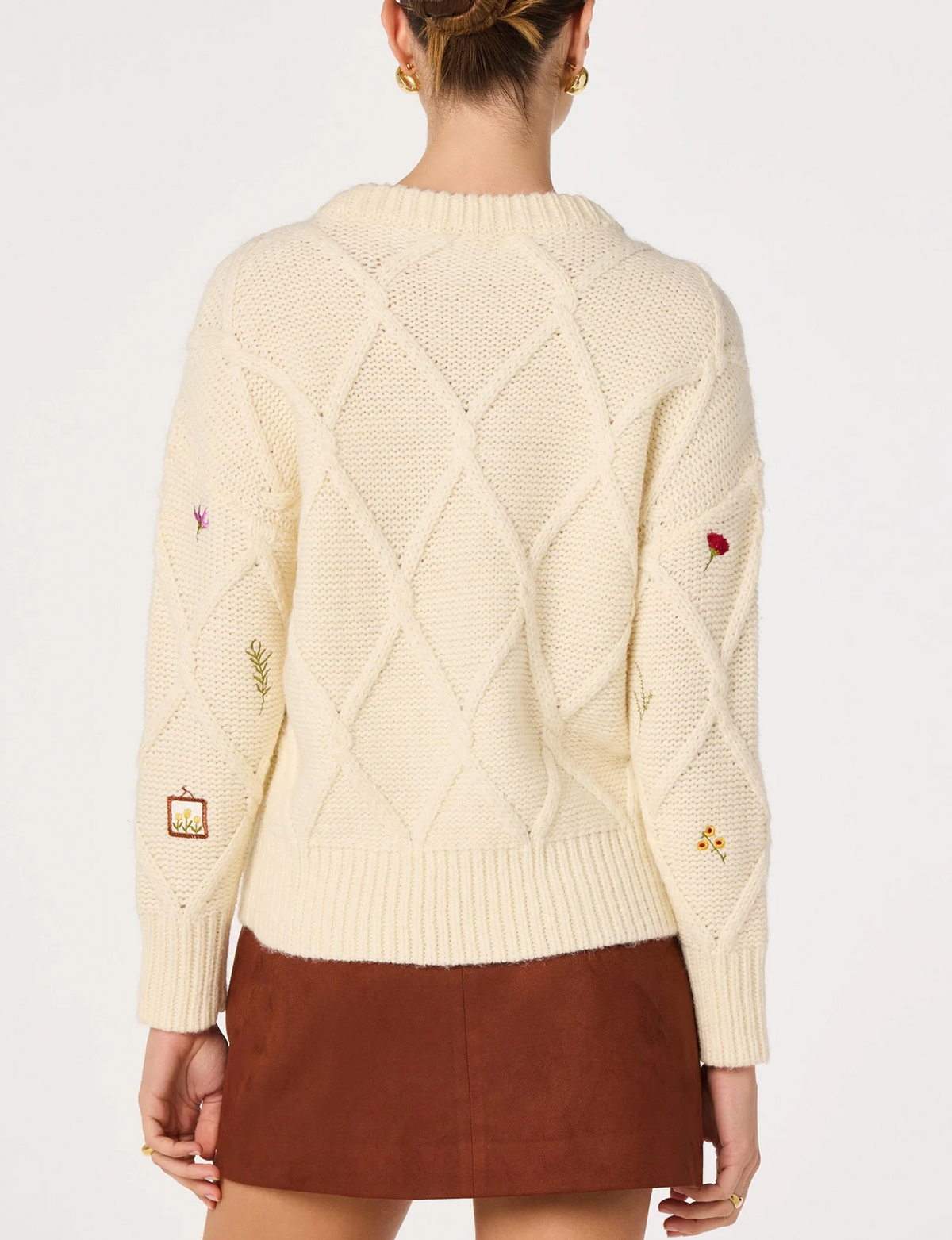 Rose Sweater, Ivory
