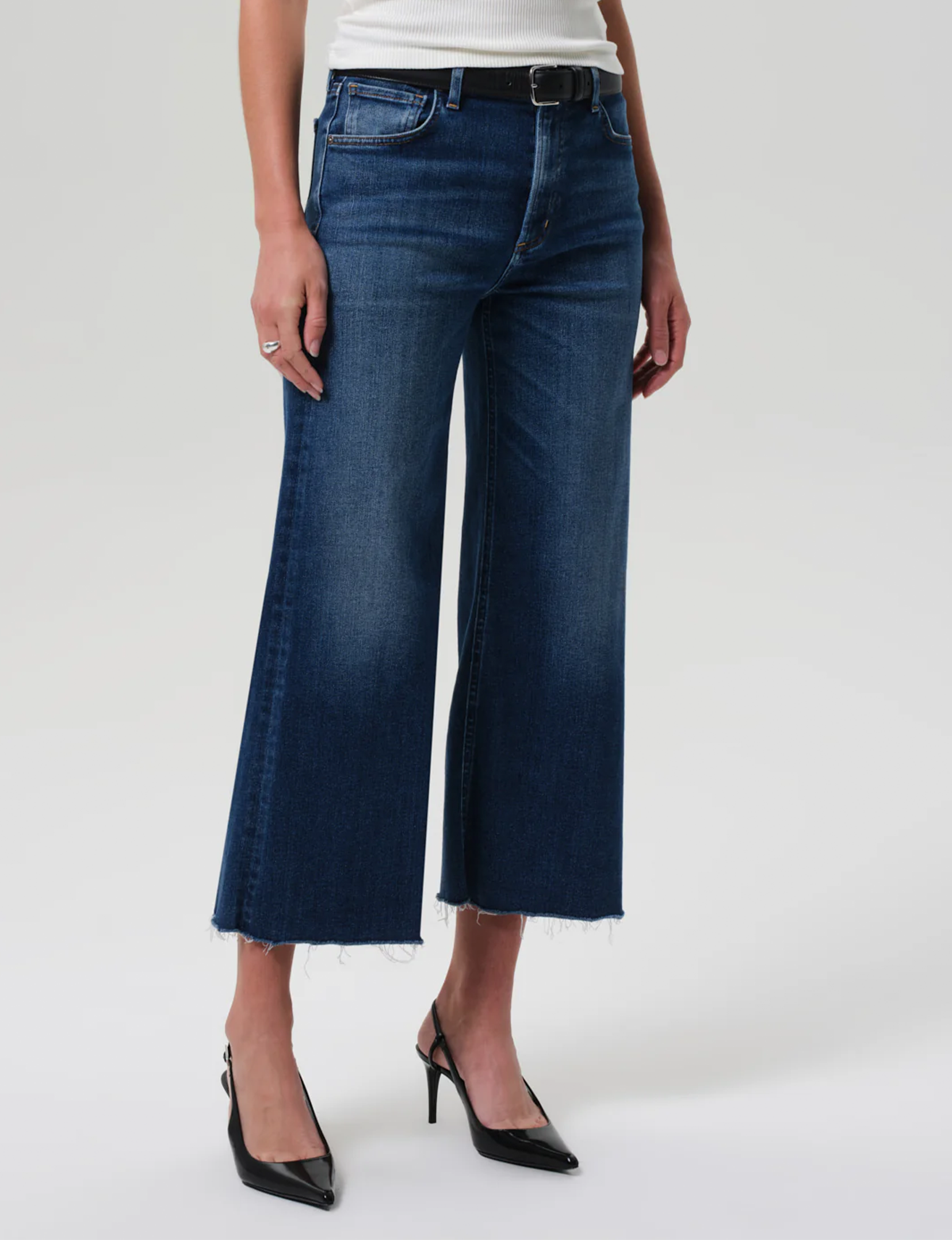 Lyra Cropped Wide Leg, Augusta