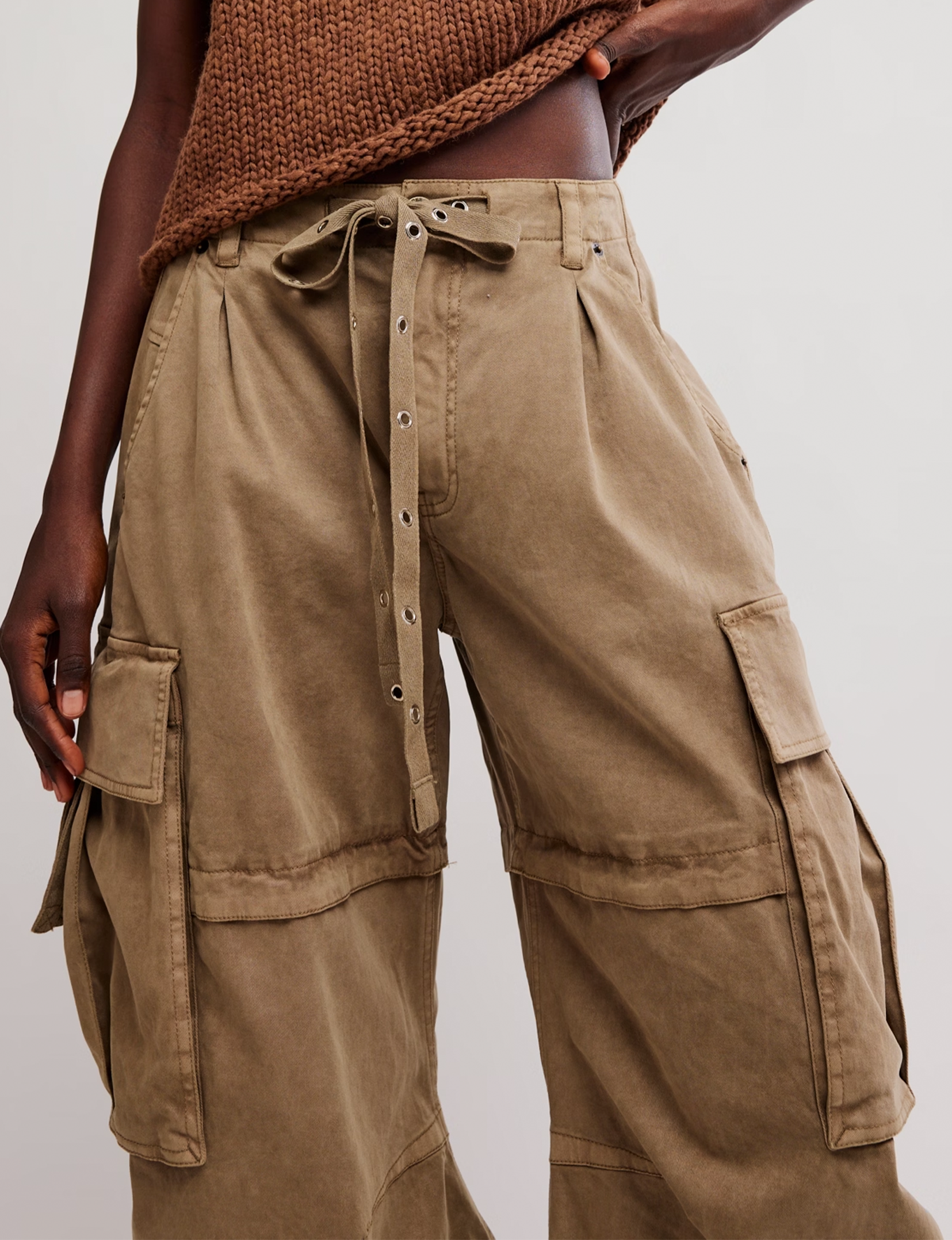Reef Curved Cargo Twill Pants, Aloe