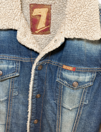7 For All Mankind Sherpa Coat, Denim