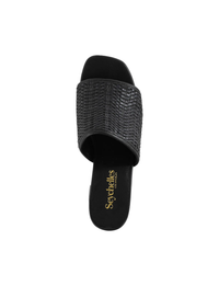 Adapt 3 Raffia Heel, Black