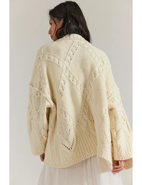Heart You Cardigan, Ivory