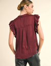 Audrey Blouse, Wine