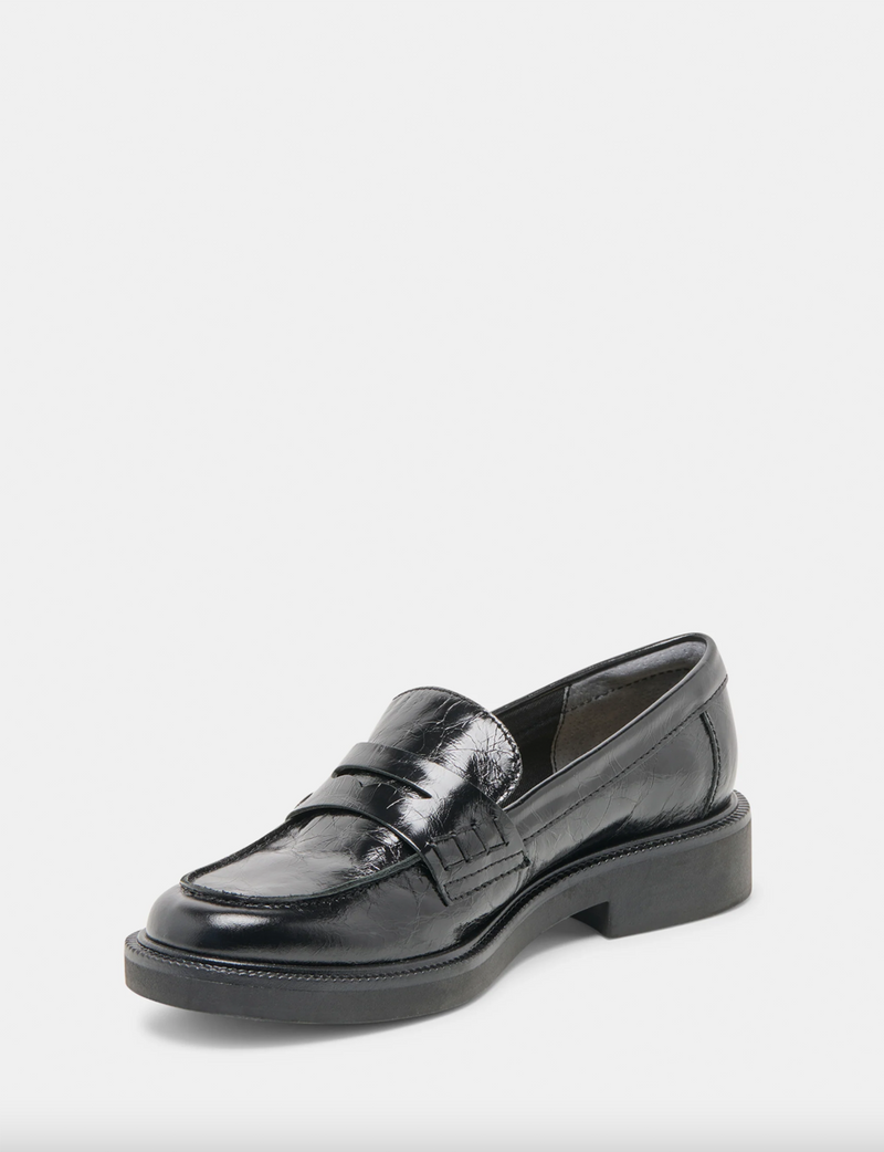 Tiggy Loafers, Midnight Crinkle