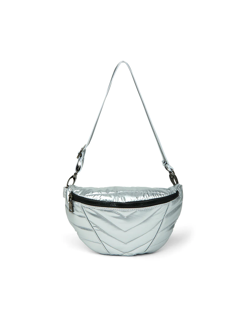 Little Runaway Crossbody, Pearl Silver